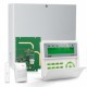 INTEGRA 32 RF pack, groen LCD bediendeel, IP module, RF module, draadloos magneetcontact en PIR