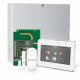 INTEGRA 32 RF pack met wit INT-TSG 4.3" touchscreen bediendeel, IP module, RF module, draadloze multifunctionele detector en PIR